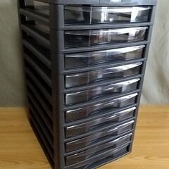 【予約中】収納ケース　アプロス　B4（浅型・10段・ダークブラウ...