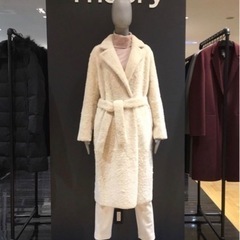 セオリー　リバーシブルムートンコート