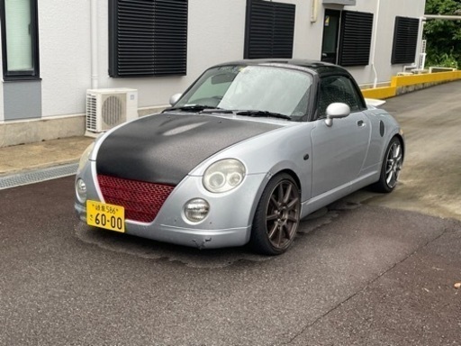 コペン　5MT 車検6年４月　リビルトエンジン　車高調　ワンオフマフラー