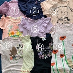 【取引先決まりました】【9着】女の子 トップス Tシャツ 120...