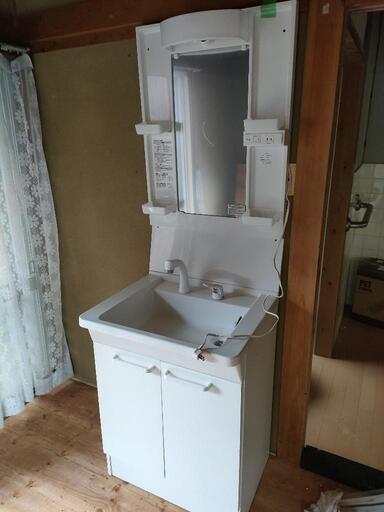 セット売り 洗面化粧台 洗面台 混合水洗 シャワー付き  KEシリーズ 引取り希望