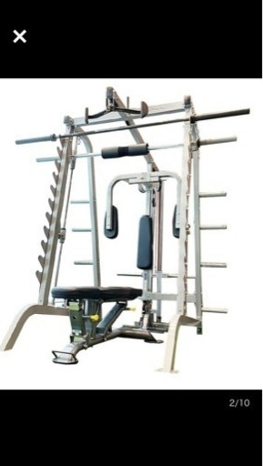 【引取限定】WILD FIT impulse インパルス ハーフケージセット スミス+チェストオプション パワーラック ラットプル スミスマシン