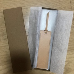 レザー　革　しおり