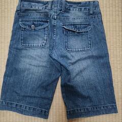 デニム膝上丈サイズＭの画像