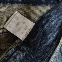 デニム膝上丈サイズＭの画像