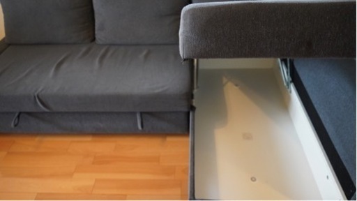 IKEA ソファベッド [FRIHETEN フリーヘーテン] 収納付き