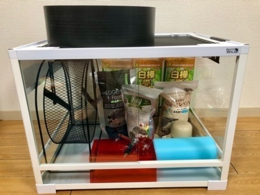 飼育ケージ　パンテオン WH6045 ホワイト はりねずみ飼育13点セット