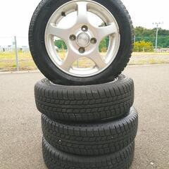 【美品】155/65R13アルミホイールセット