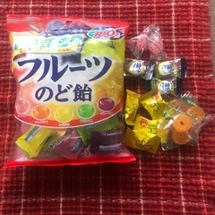 フルーツのど飴他