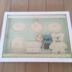 赤ちゃんフォトフレームの画像