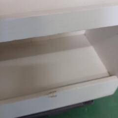 天板タイル白木製ラックの画像