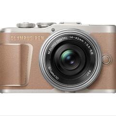 【新品】OLYMPUS ミラーレス一眼カメラ PEN E-PL10 14-42mm EZレンズキット ブラウン