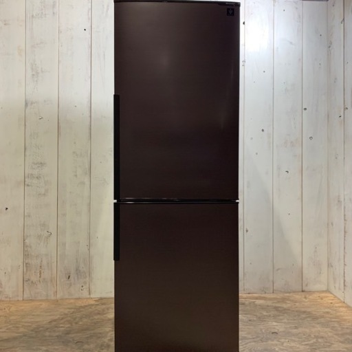 12/4 終 ☆人気モデル☆ 2017年製 SHARP 冷蔵庫 SJ-PD27C-T 2ドア 271L 菊KK