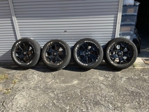 ハイラックスブラックラリーエディション純正ホイール&タイヤ４本セット