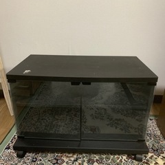 TV台　ブラック