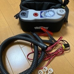 SUP、ゴムボートに　BTP12超高圧電動ポンプ