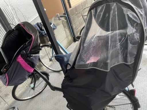 子ども乗せ自転車(前後チャイルドシートあり)