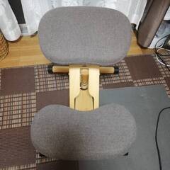 ●バランスチェア●美品●宮武製作所●ブラウン●腰痛予防●姿勢矯正●