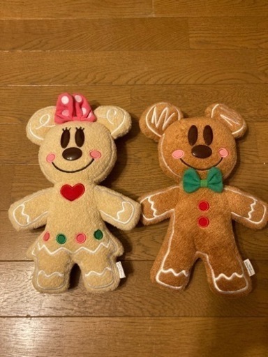ディズニー ミッキー＆ミニー ジンジャーマン風ぬいぐるみ