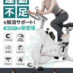 フィットネスバイク スピンバイク エアロバイク 家庭用 極静音
