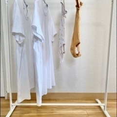 イケア MULIG ハンガーラック 2個 高さ90cm
