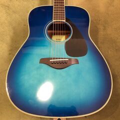 YAMAHA　ヤマハ　FG820 ブルー色希少 アコースティックギター　超美品！の画像