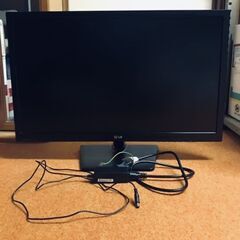 LGの27型液晶ディスプレイ動作品(ジャンク扱い)