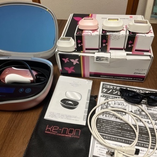 ケノン　脱毛器　ver.8.5 カートリッジ4種