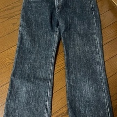 【ほぼ新品】レディース七分丈デニムLサイズ