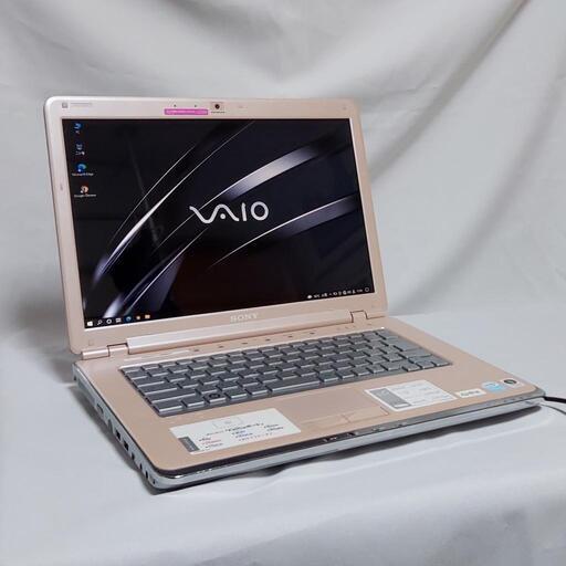 ソニーVAIO VGN-CR61B/ラグジュアリーピンク/2GB/SSD 64GB/Win10