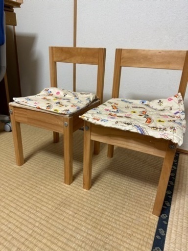 子供　幼稚園　小学校　低学年　家具　椅子　おままごと　座布団