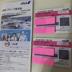 ANA株主優待券２枚（2023年5月31日まで有効）