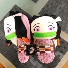 【値下げしました】禰󠄀豆子のルームスリッパの画像