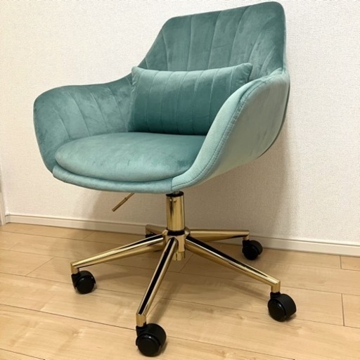 ベルベットチェア グリーン