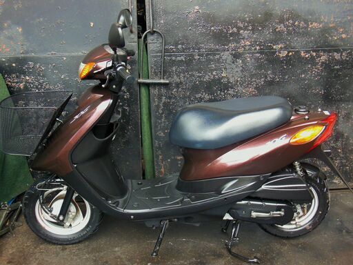 YAMAHA JOG 4スト FI　ブラウン籠付き 低燃費 セル始動 好調 OIL交換　シート張り替え 軽整備点検済み すぐ乗り出せます 直接引き渡し　配送手配可