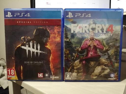 PS4 ゲームソフト：Dead By Daylight と Farcry 4 　2本セット