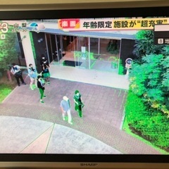 シャープAQUOS テレビ　32インチの画像