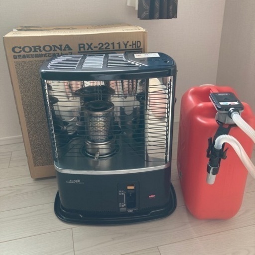 石油ストーブ　ポリタンク　電動ポンプ付きです。