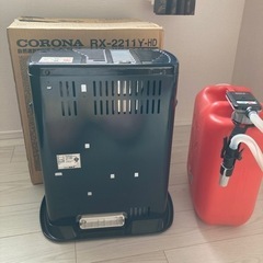 石油ストーブ　ポリタンク　電動ポンプ付きです。の画像