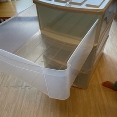 収納ケース　衣装ケース　3個の画像