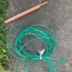 水戸市でエアコンのアース取付け。
