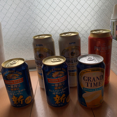 ビール　生ビール6本　一番搾り　シルクエール　アンバーエール　