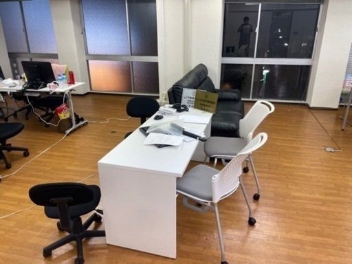 オフィス家具、オフィスPCセット出品