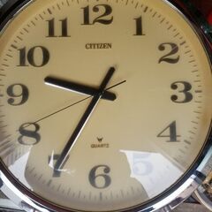 CITIZEN　QUARTZ　 掛け時計　の画像