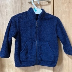 ユニクロ フリース 80cm ネイビー