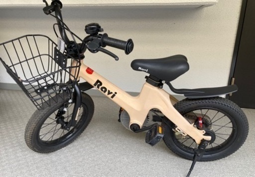 直接取引限定】子ども 自転車 RAVI 14インチ 人気色 ベージュ