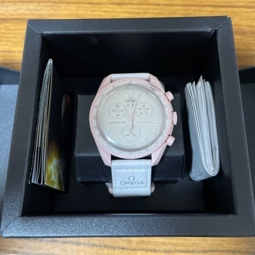 新品未使用　オメガ　スウォッチ　ビンク