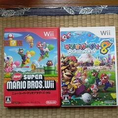 Wii ソフト マリオ2本