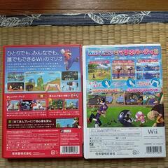 Wii ソフト マリオ2本の画像