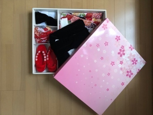 【お取引決定】七五三 3歳女の子 被布コートセット